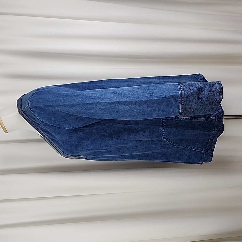 Free People Dreaming of Denim Tunic Hendrix Blue Size M - Picture 3 of 15